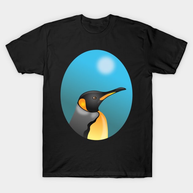 Penguin T-Shirt by Karroart